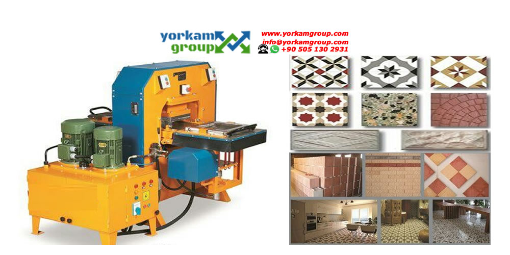 Machine de carreaux décoratifs pour sol et mur : machine carreaux de pavage, machine carreaux Terrazzo Yorkam Group YGC10-40