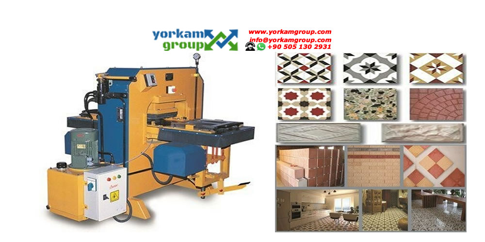 Machine de carreaux décoratifs pour sol et mur : machine carreaux de pavage, machine carreaux Terrazzo Yorkam Group YGC10-30