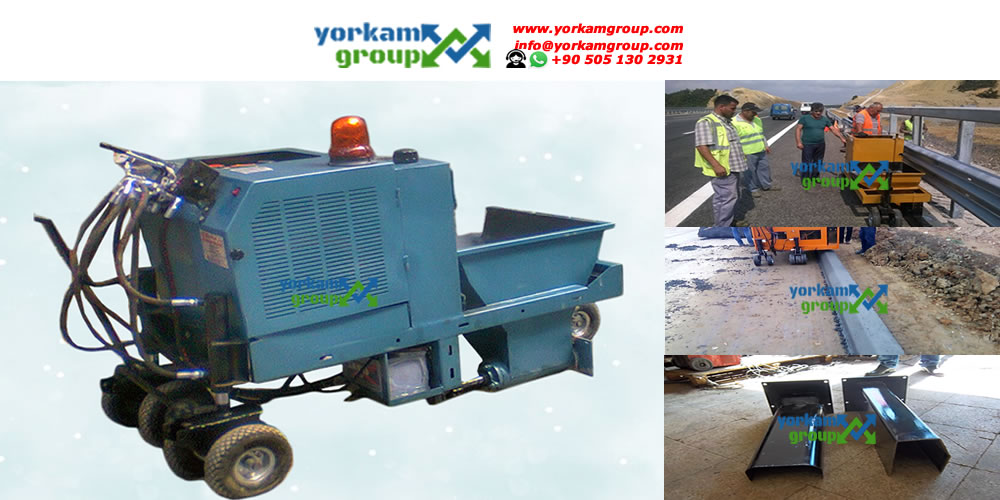 machine a bordure beton mobile | machine de bordure Yorkam Group YGB110b