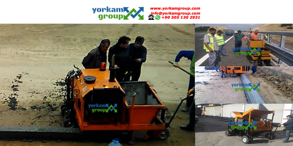 machine a bordure beton mobile | machine de bordure Yorkam Group YGB130b