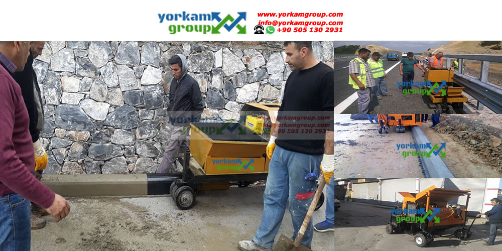machine a bordure beton mobile | machine de bordure Yorkam Group YGB130n