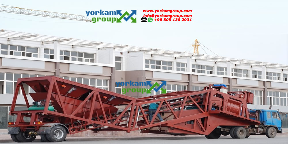 centrale a beton mobile Algérie YGCP40