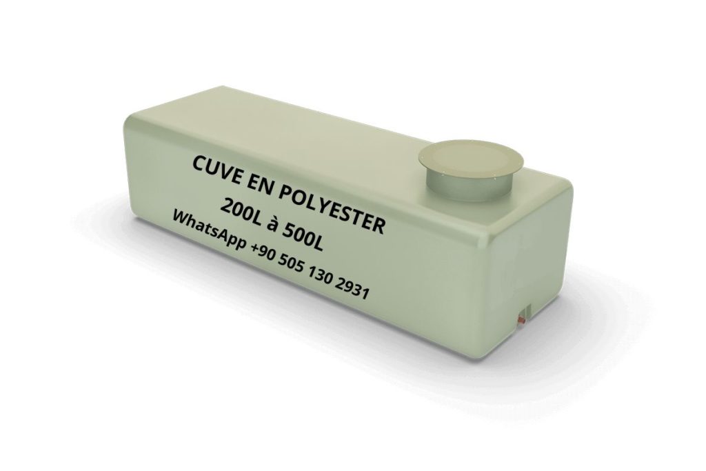 cuve en polyester care rectangulaire