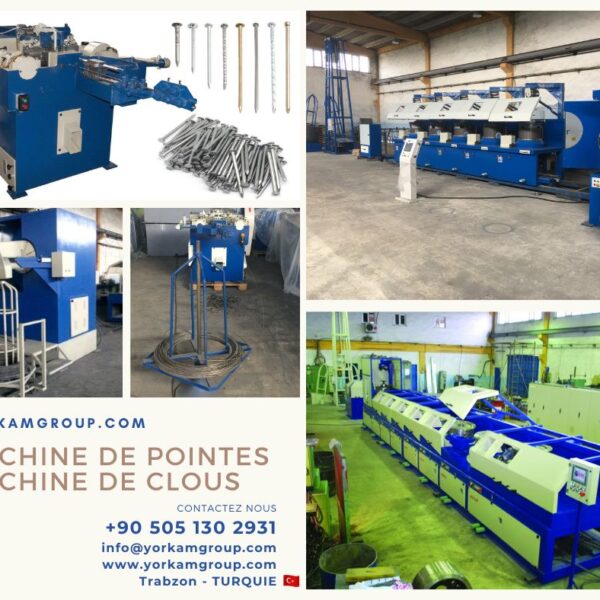 machine de fabrication de clous pointes