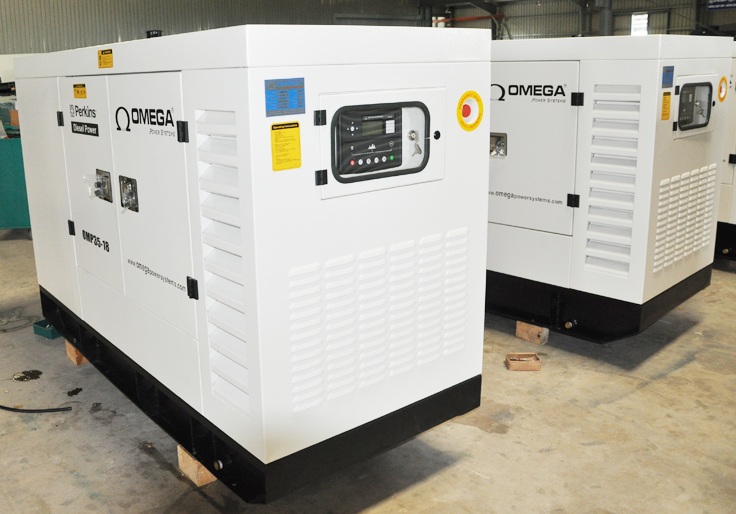 Omega 130 kVA 104 kW generator genset